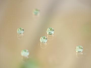 Superhydrophobic water droplets