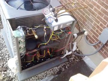 This prototype heat pump installed at the Ohio field test site in January 2015 produced savings of more than 40 percent compared to the baseline heat pump. This prototype heat pump installed at the Ohio field test site in January 2015 produced savings of more than 40 percent compared to the baseline heat pump.