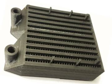 At the Department of Energy’s Manufacturing Demonstration Facility, a research team achieved a 500 percent increase in thermal conductivity using a thermoplastic composite made of copper fibers mixed with nylon. At the Department of Energy’s Manufacturing Demonstration Facility, a research team achieved a 500 percent increase in thermal conductivity using a thermoplastic composite made of copper fibers mixed with nylon.