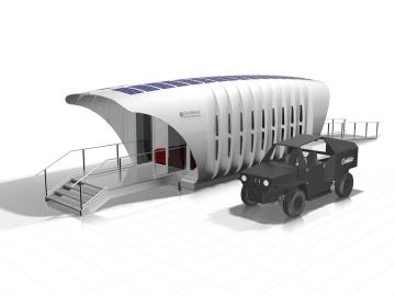 The Additive Manufacturing Integrated Energy Demonstration Project (AMIE) includes a specially built house and vehicle jointly powered by the same energy source.