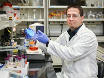 Alex Dumitrache collaborates with plant biologists, geneticists and other scientists in ORNL's bioinformatics and microscopy groups.