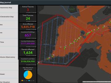 Researchers at Oak Ridge National Laboratory contributed buildings and structures datasets to the Federal Emergency Management Agency to support emergency response following major volcanic eruptions on the Island of Hawaii. 