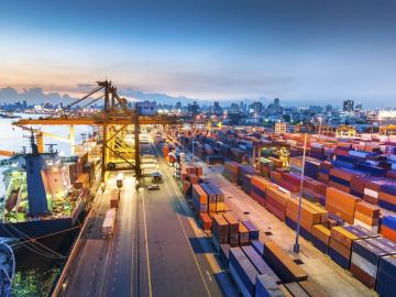 The Freight Analysis Framework captures detailed data on the movements of freight in the United States, including domestic movements of foreign imports and exports. Image credit: iStockphoto