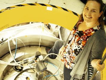ORNL researcher Kate Page developed an early interest in materials science during a college internship.
