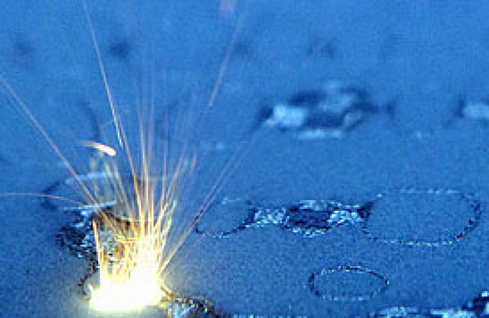 laser blown powder deposition