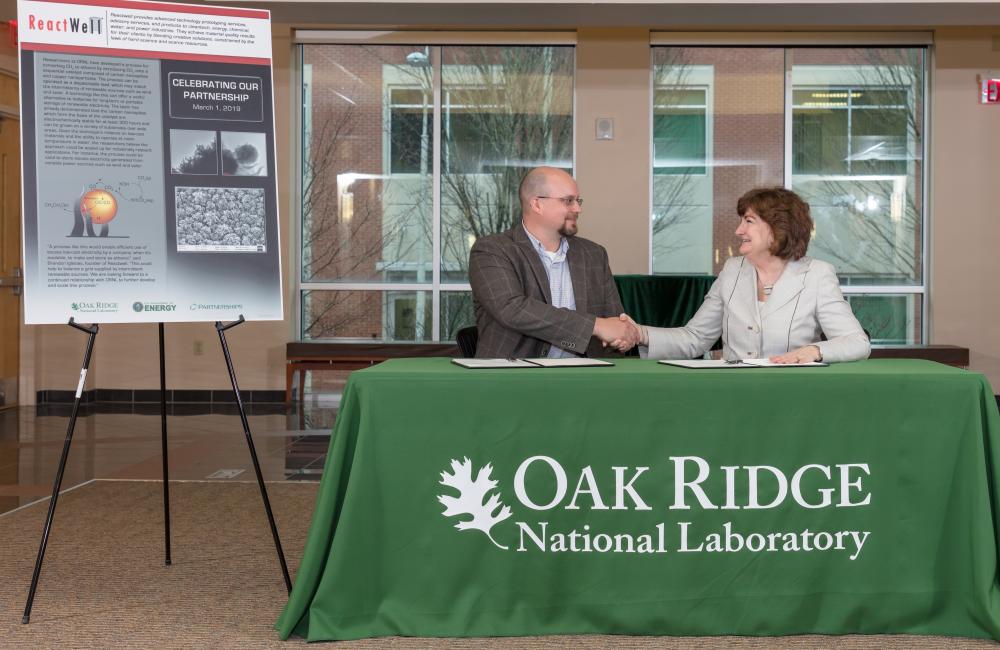 ReactWell licenses ORNL technology
