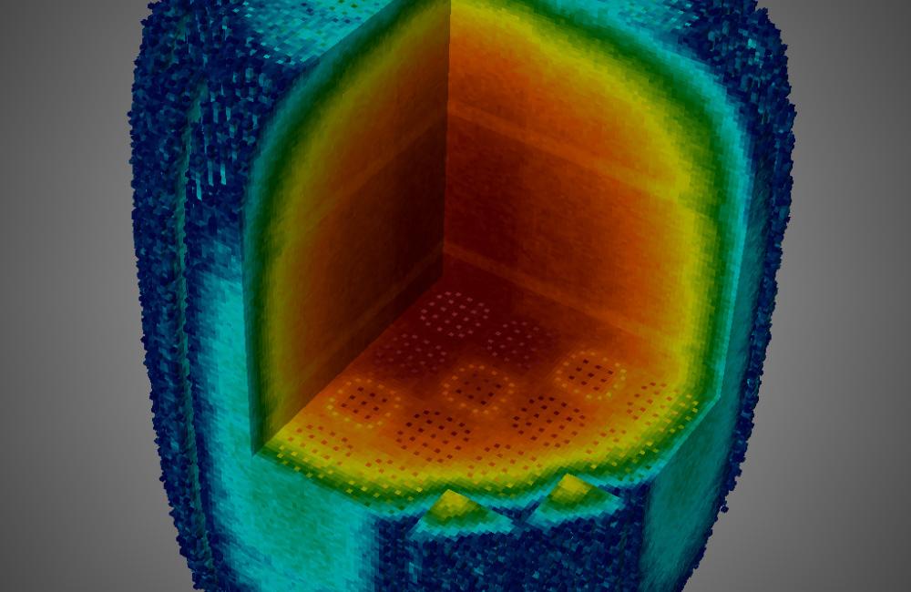 Small modular reactor computer simulation