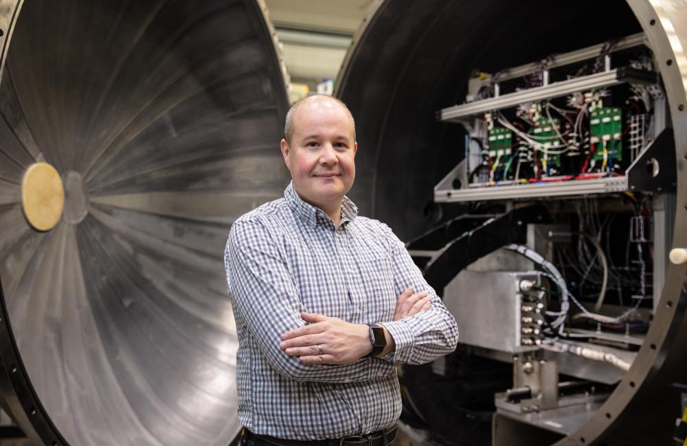 Alex Johs at ORNL's Spallation Neutron Source