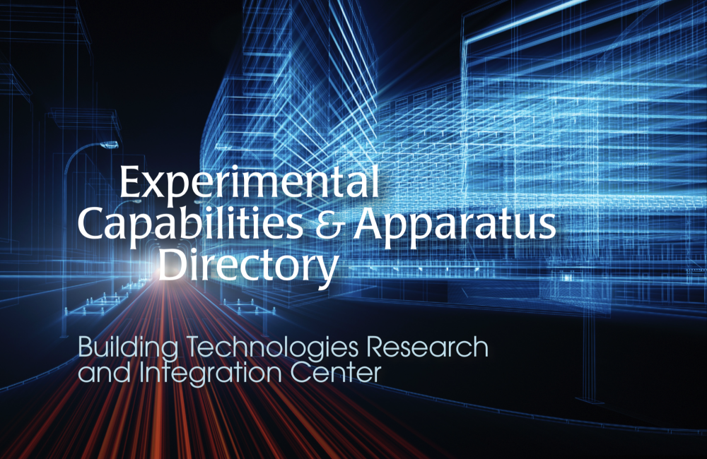 Experimental Capabilities & Apparatus Directory Cover