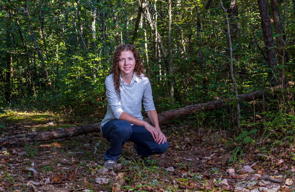 Elizabeth Herndon studies how changes in soil chemistry affect ecosystem processes.