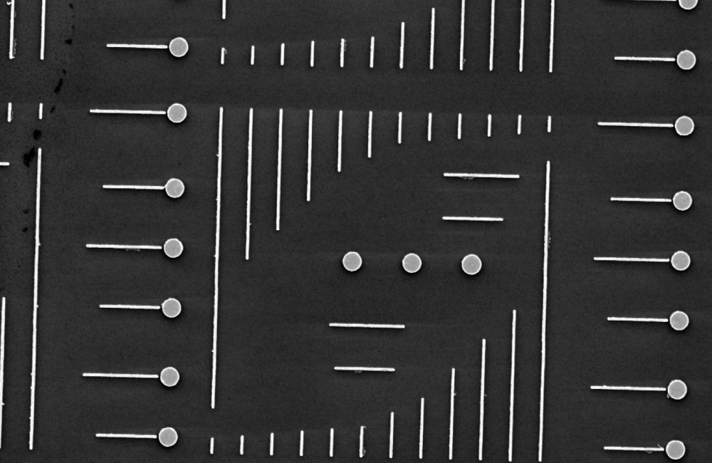 Nanofabricated “golden lollipop” helps researchers observe Fano interference using electron microscopy techniques at Oak Ridge National Laboratory.