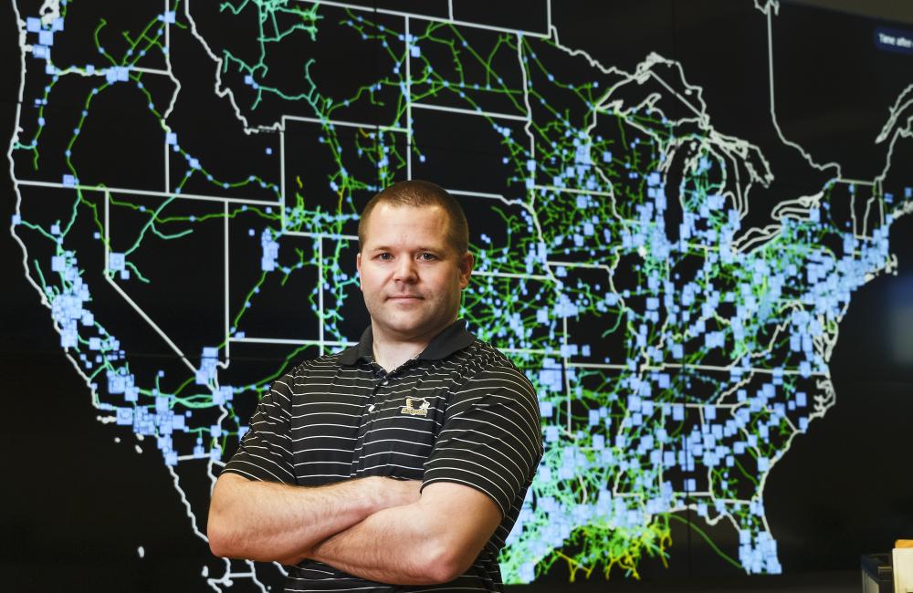 Nils Stenvig is modeling the nation's bulk electric system for DOE's North American Energy Resilience Model to better understand and predict the grid's behavior.