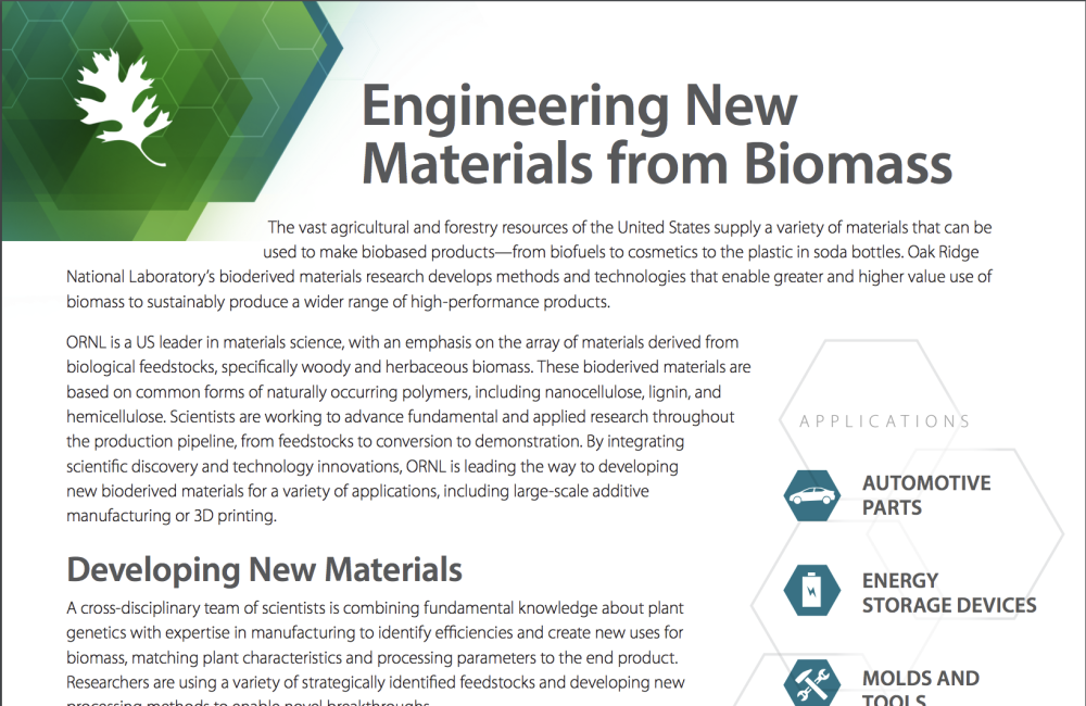 Biomass fact sheet