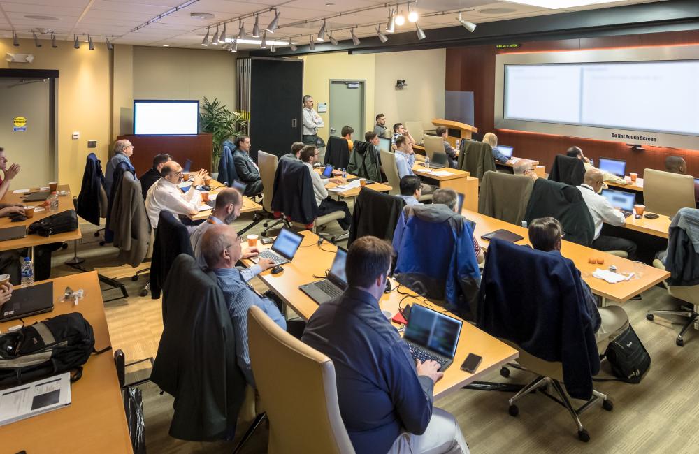 Members of VERA Users Group undergo training for the software suite last fall. Credit: Carlos Jones/Oak Ridge National Laboratory, U.S. Dept. of Energy