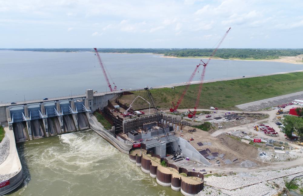 The latest data show hydropower represents 6.6% of all electricity generated and 38% of electricity from renewables produced in the United States. Pictured is the Red Rock Hydroelectric Project in Marion County, Iowa. Credit: Missouri River Energy Services