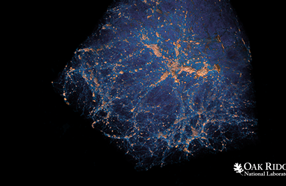 Simulation image from the OLCF 