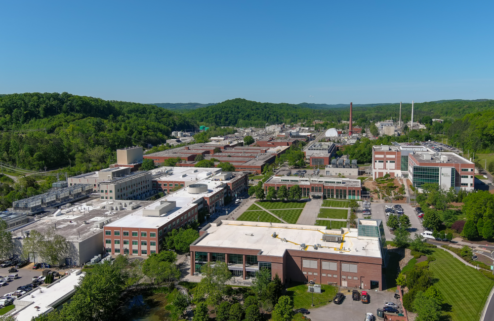 Aerial shot of ORNL's campus. Credit: Kase Clapp/ORNL, U.S. Dept. of Energy