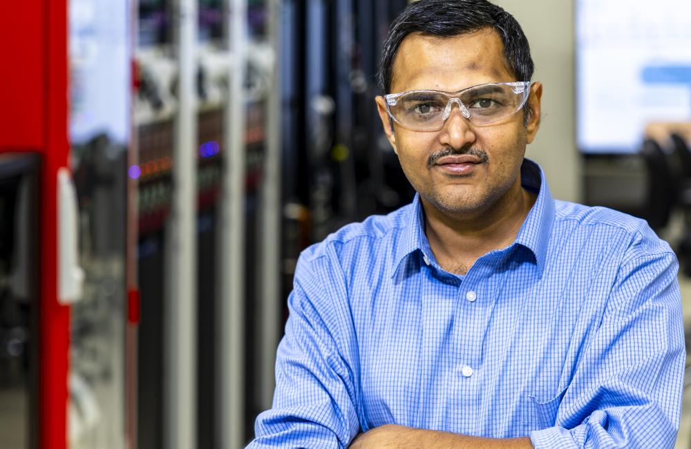 ORNL researcher Sreenivasa Jaldanki was recently elevated to IEEE senior member. Credit: Carlos Jones/ORNL, U.S. Dept. of Energy