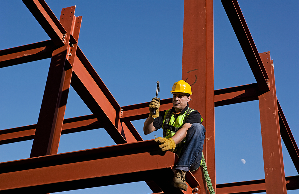 Steel worker