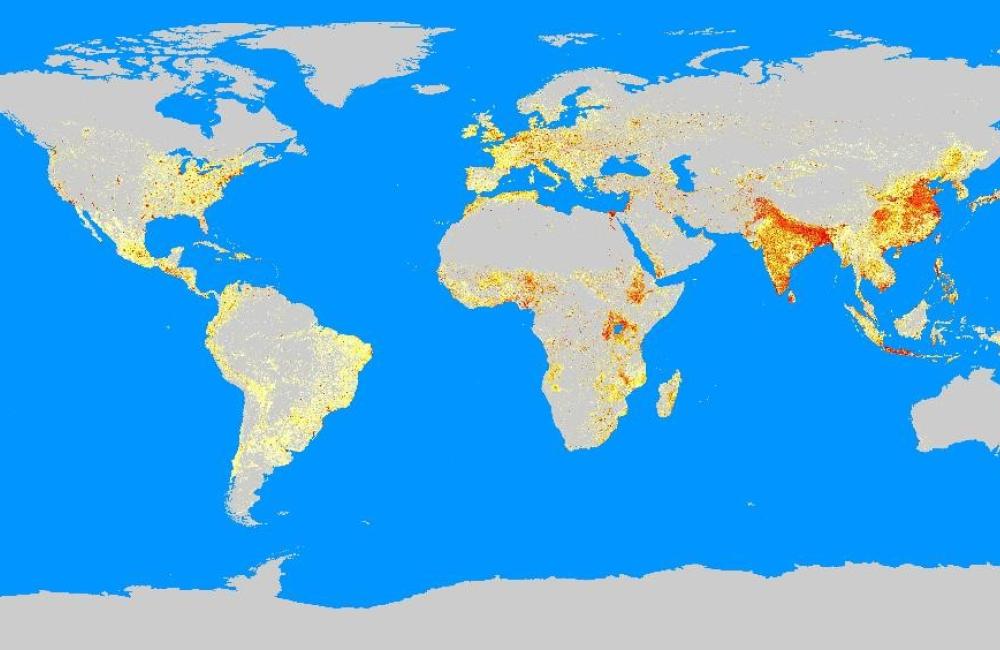A map of the world