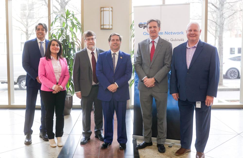 Dignitaries at announcement of EPB and Oak Ridge National Lab quantum science and energy resilience event