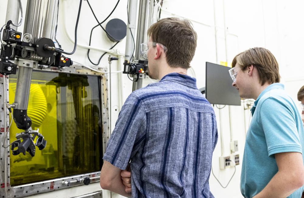 ORNL Field Trip for Pellissippi State Chemical Radiation Technology Pathway Students, April 12, 2024.  Students toured the isotope production operations at building 4501.