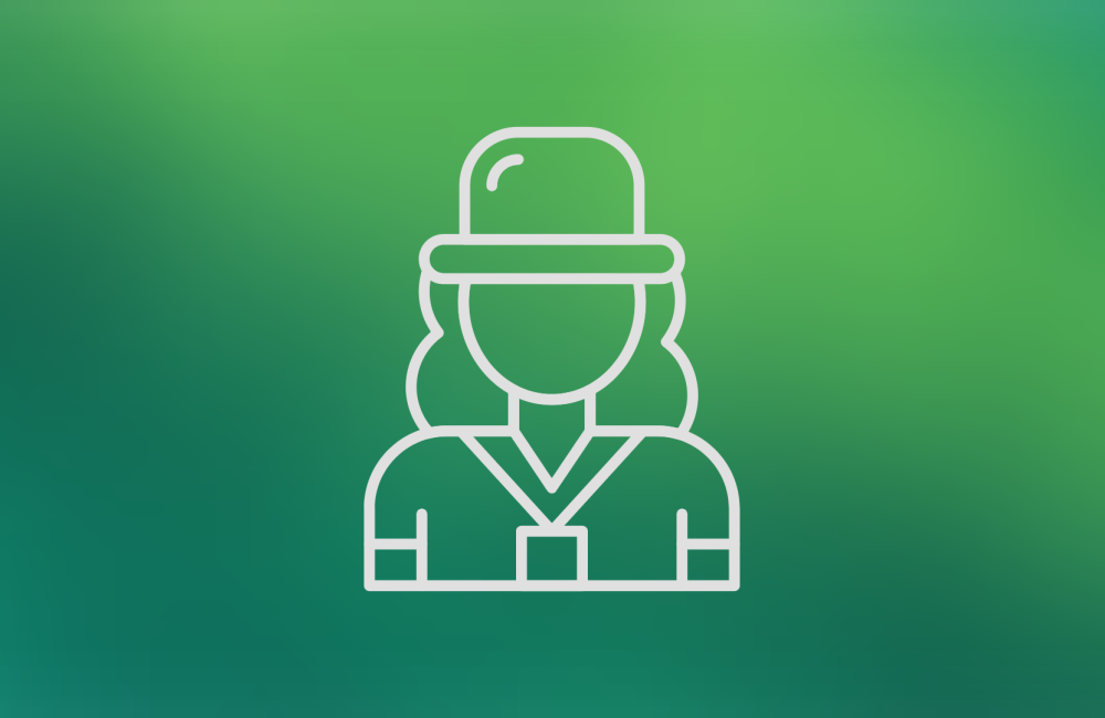 icon of a person in a hat