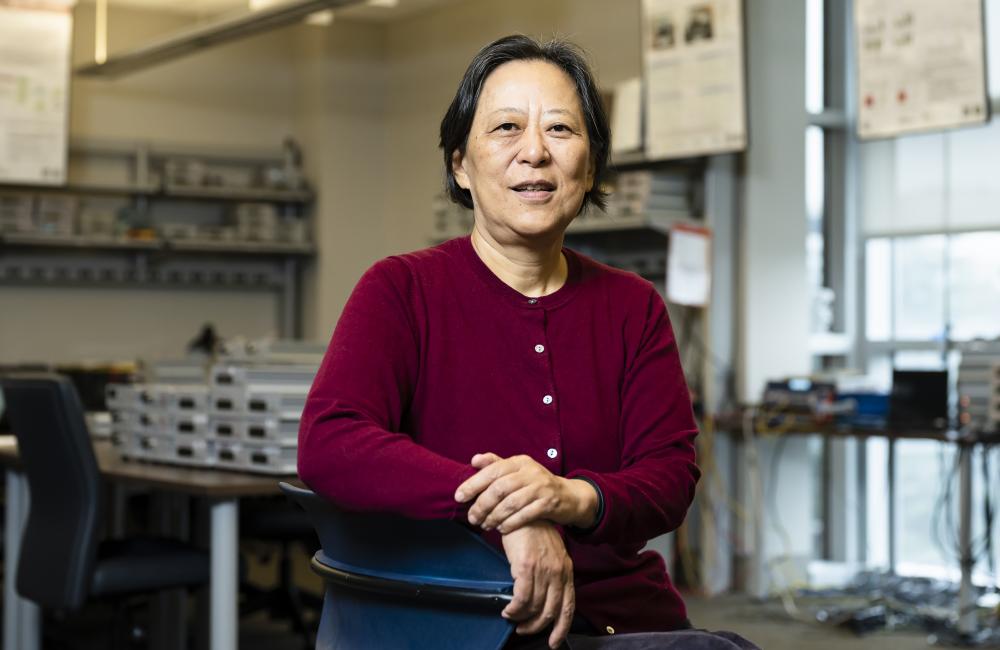 A portrait of researcher Yilu Liu