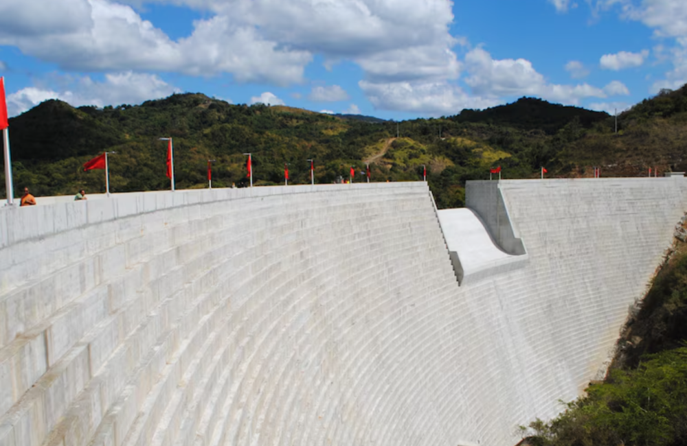 A view of the Portuguese Dam in Puerto Rico