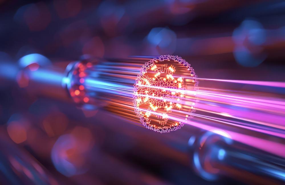 Adobe stock illustration of fiber optics