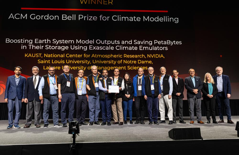 KAUST researchers are this year’s winners of the Gordon Bell Prize for Climate Modeling. Credit: SC24