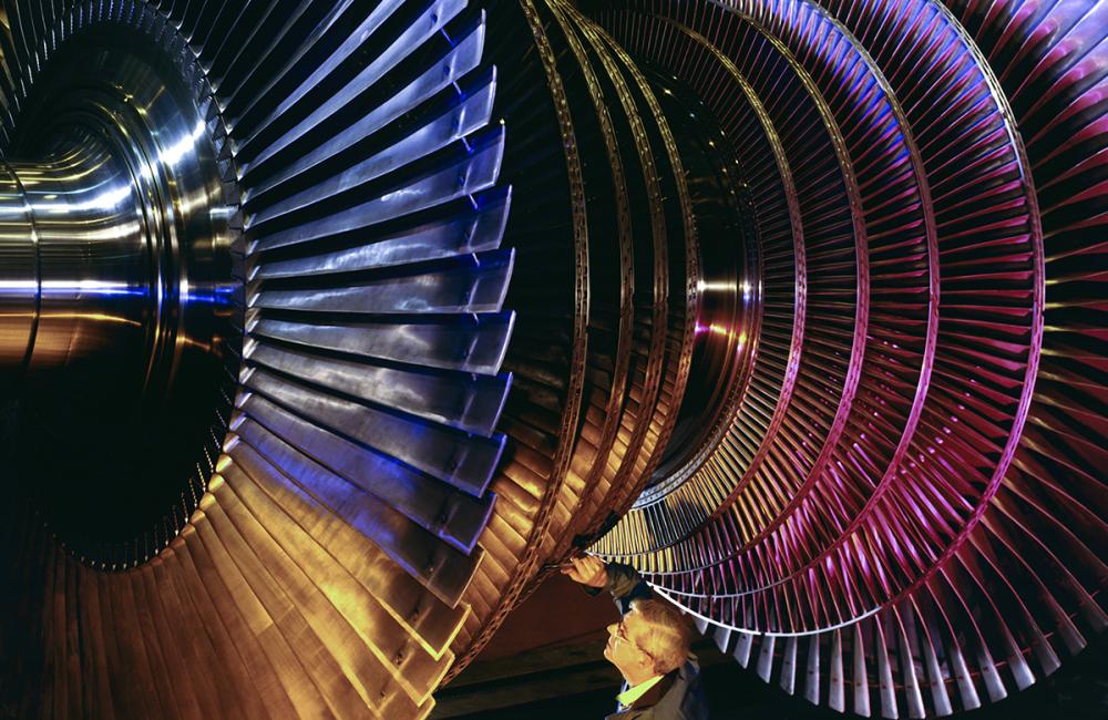 Complex turbine shape / Envato