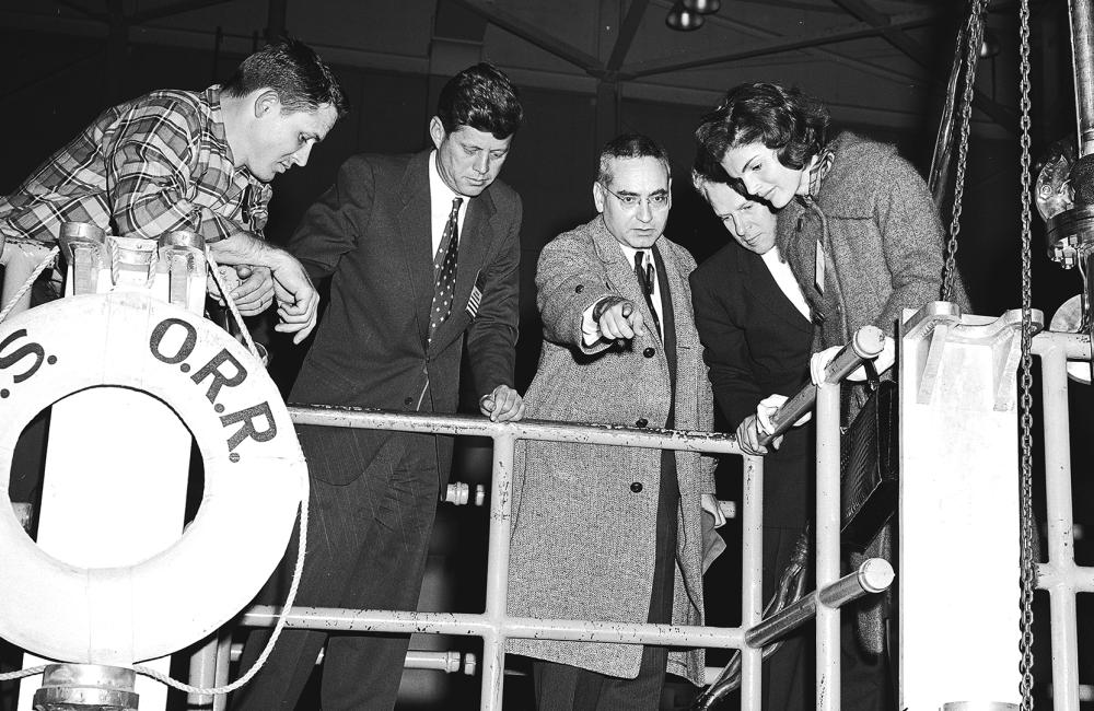 JFK, Alvin Weinberg at Oak Ridge Research Reactor in 1959