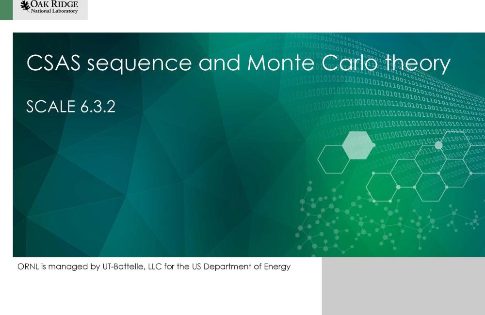 CSAS Sequence and Monte Carlo Theory