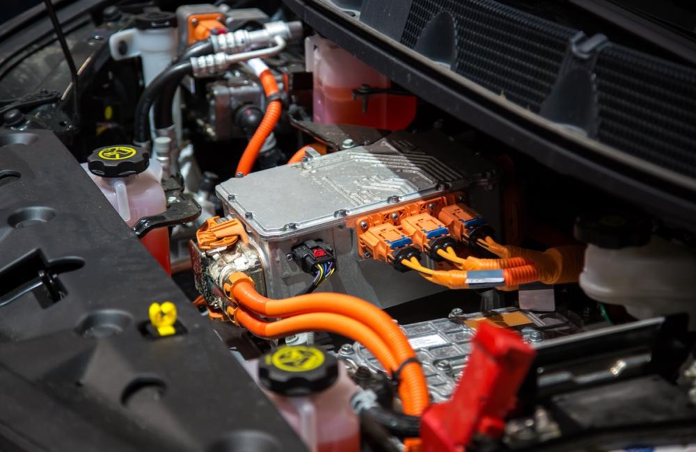Drive unit of an electric car. Image from Envato