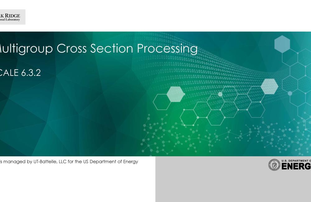 Multigroup cross section processing
