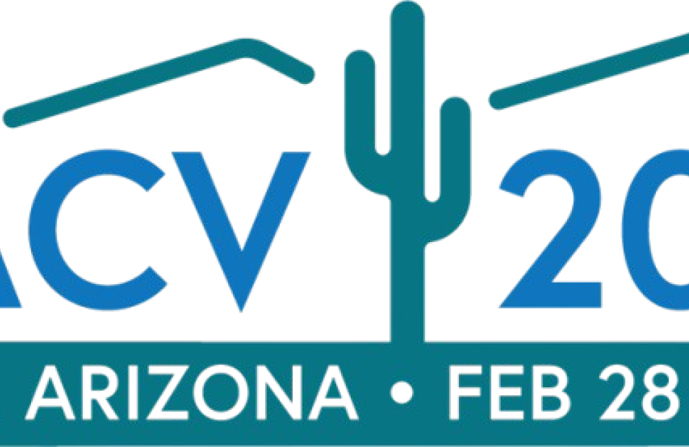 WACV 2025 logo featuring a cactus and the words Tucson, Arizona, Feb 28 - Mar 4