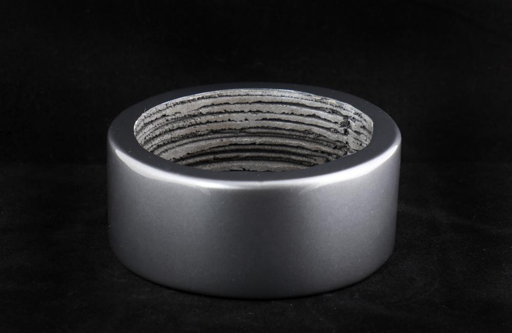 3D printed permanent magnets with increased density were made from an improved mixture of materials, which could lead to longer lasting, better performing magnets for electric motors, sensors and vehicle applications. Credit: Jason Richards/Oak Ridge Nati