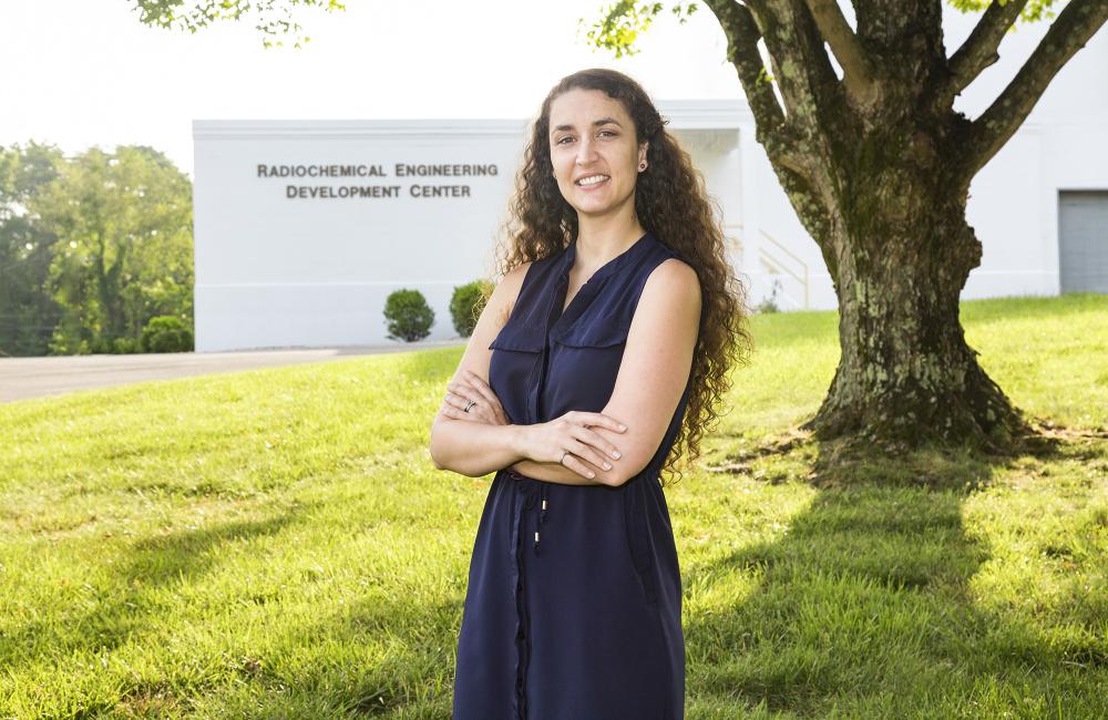 As a doctoral student Susan Hogle interned at ORNL's Radiochemical Engineering Development Center.
