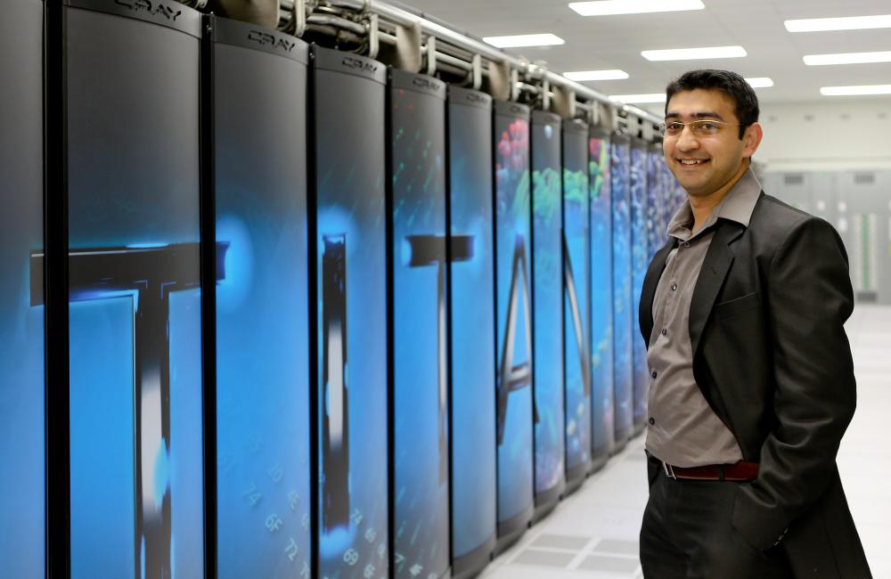 Computational climate scientist Salil Mahajan simulates the complex and chaotic aspects of climate at Oak Ridge National Laboratory.