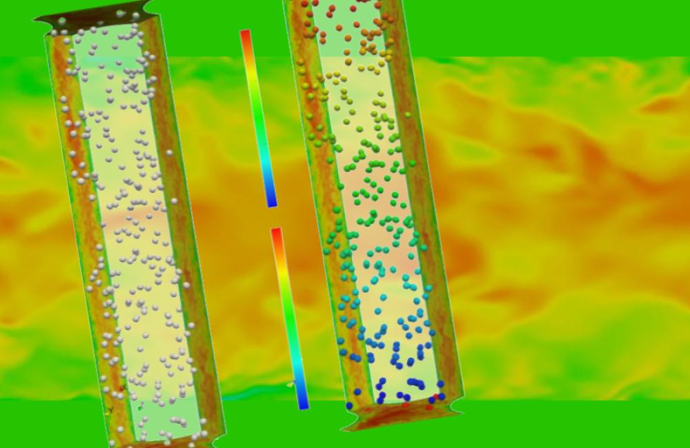 Academic researchers look to Argonne’s Mira supercomputer to better understand boiling phenomena, bubble formation and two-phase bubbly flow inside nuclear reactors. Credit: Igor Bolotnov/North Carolina State University