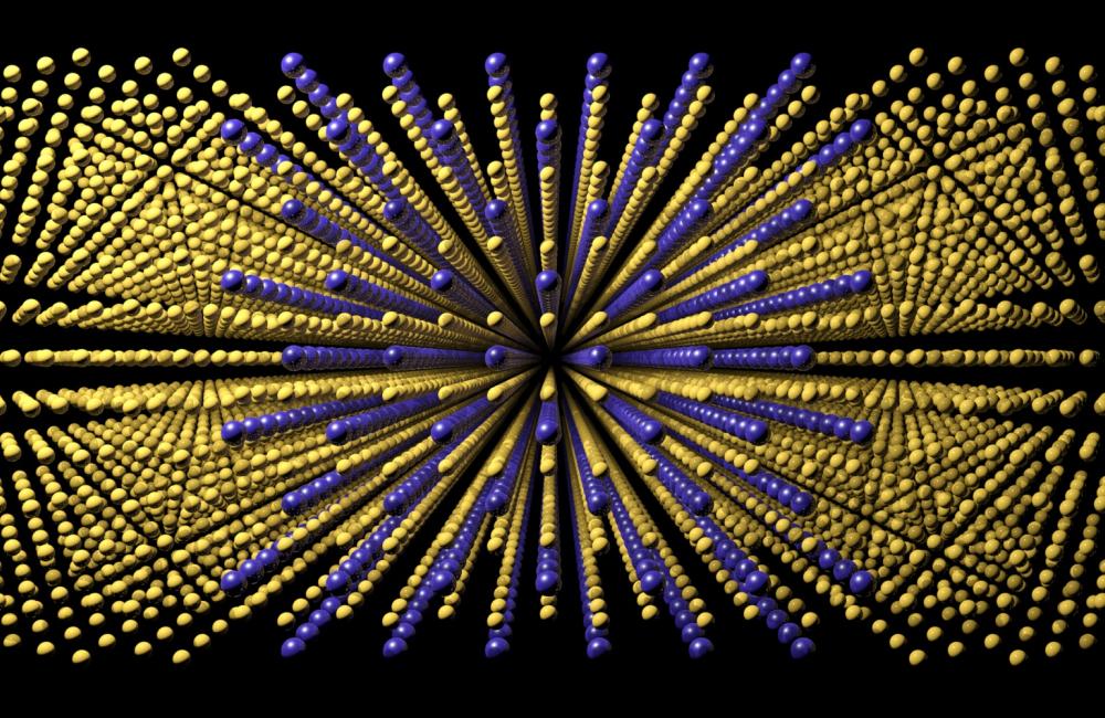 Using high-performance computing, ORNL researchers are modelling the atomic structure of new alloys to select the best candidates for physical experimentation.