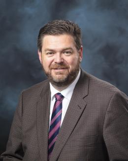 Portrait of a man wearing a tie