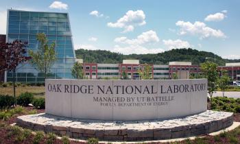 ORNL entryway sign