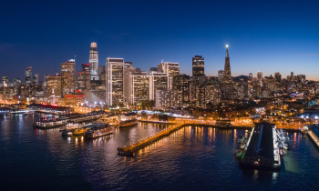 cityscape at night