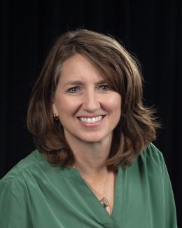 Picture of woman in green shirt