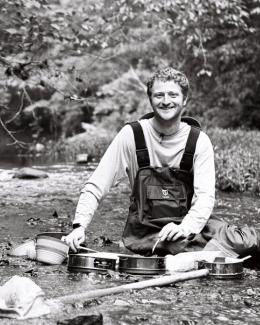 Jonathan Behrens portrait, in stream sampling
