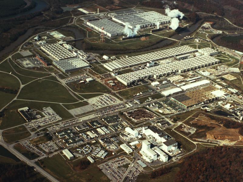 Aerial view of K25 in 1982