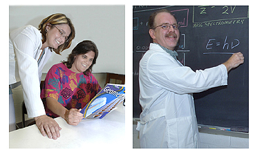 (From left) Jennifer Wilson and Barbara Roark, new math teachers at  Union County High School, and Rocky Warren, who will teach science  for the Morgan County school system, have signed on under the UT- Battelle signing bonus program.