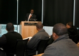 ORNL's Will Minter was presented recently with a 2009 Black Engineer of the Year Award for Corporate Promotion of Higher Education.